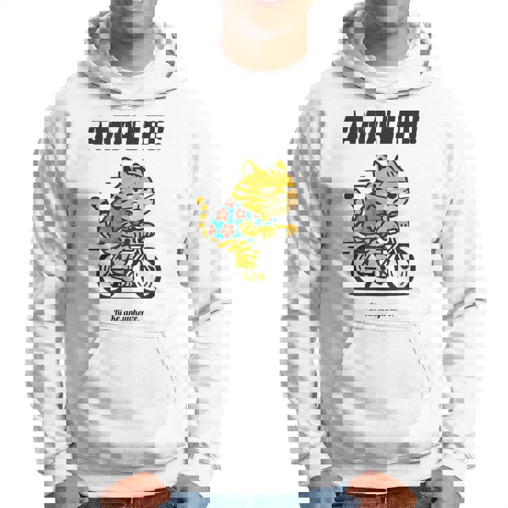 尼崎を走るチャリ猫 パーカー