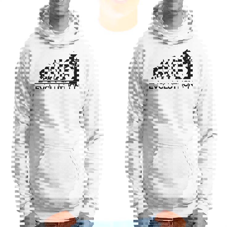 山愛好家 山登り好きにお勧めの面白い進化論 登山家のオシャレなイラスト パーカー