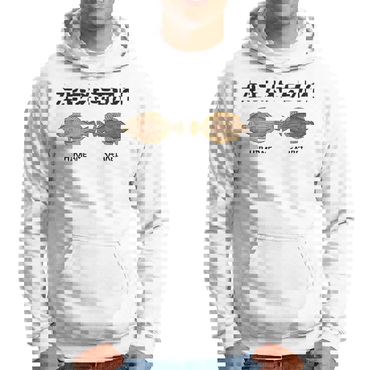 左ヒラメに右カレイ Hirame Karei 魚好き 願掛け 釣り好き 海釣り 趣味 おもしろ ネタ 趣味釣り 船 釣り パーカー