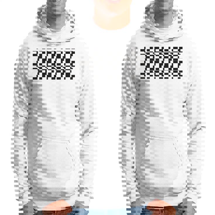 市松模様 チェッカーボード チェック カーレース フラッグパターン パーカー