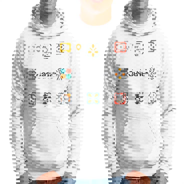 幸運を Good Luck！ロゴ アイコン 3 パーカー