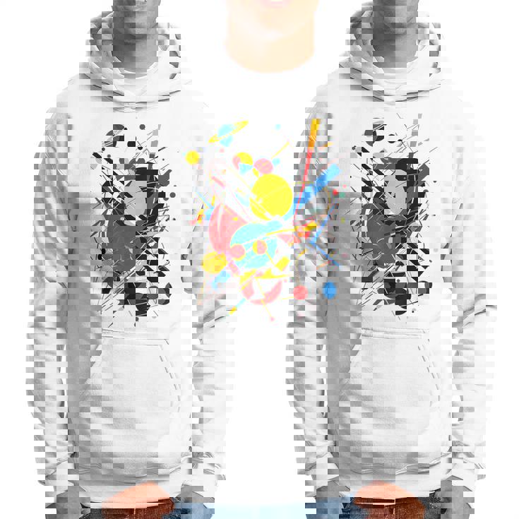 幾何学 抽象 カラフル アート グラフィック 幾何学模様 パーカー