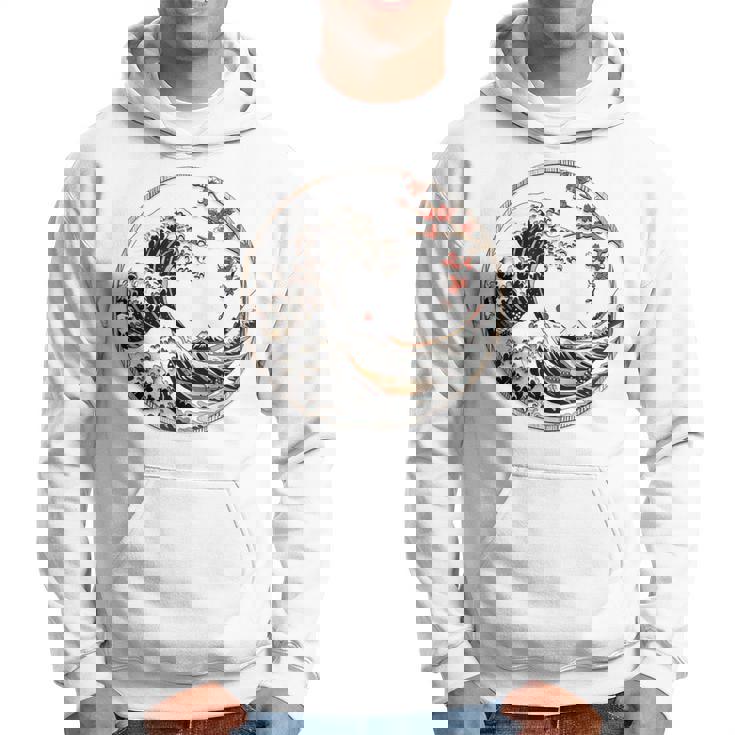 日本 神奈川 波 津波 浮世絵 日本美術 パーカー