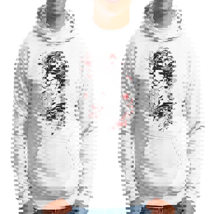 日本の芸者アートグラフィックtシャツ メンズ レディース キッズ パーカー