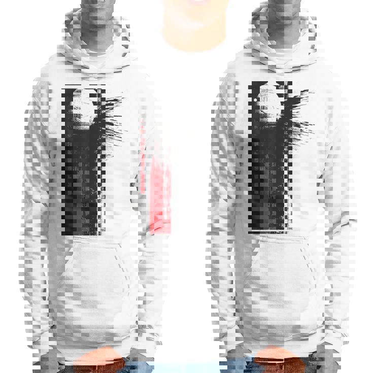 月 抽象 モチーフ 描画 アートワーク 絵画 月 パーカー