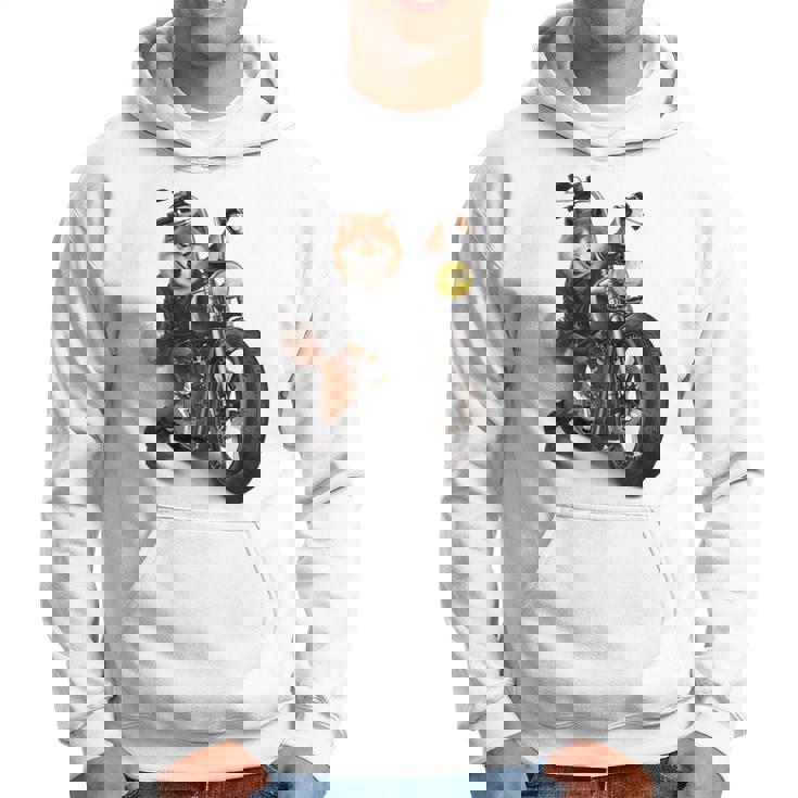 柴犬 いばけん 犬 バイク バイカー パーカー