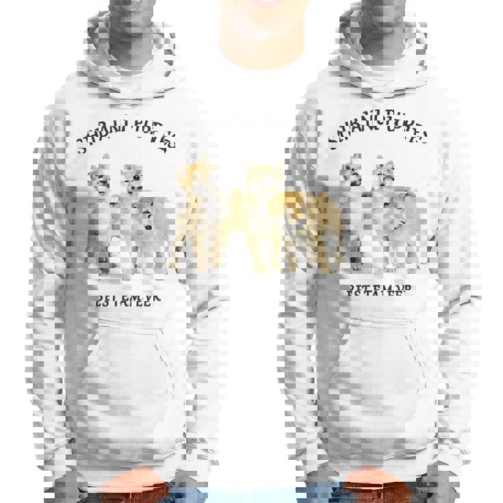 柴犬 しばいぬ 子柴 柴犬子犬 チーム いぬ プリント 写真 水彩 おしゃれ かわいい 犬飼い 犬好き パーカー