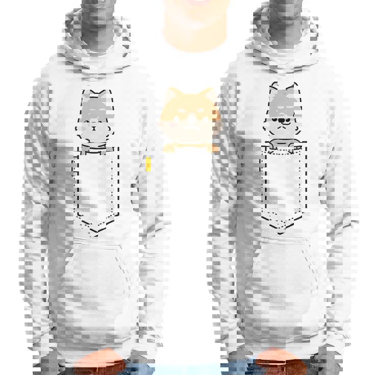 柴犬 しばいぬ 子柴 柴犬子犬 ワンポイント ポケット デザイン かわいい おもしろ 可愛い 犬飼い 犬好き パーカー