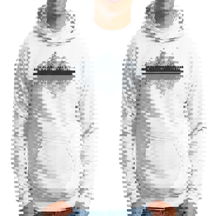 森 山 反射 野生動物 自然 ハイキング ハイカー パーカー