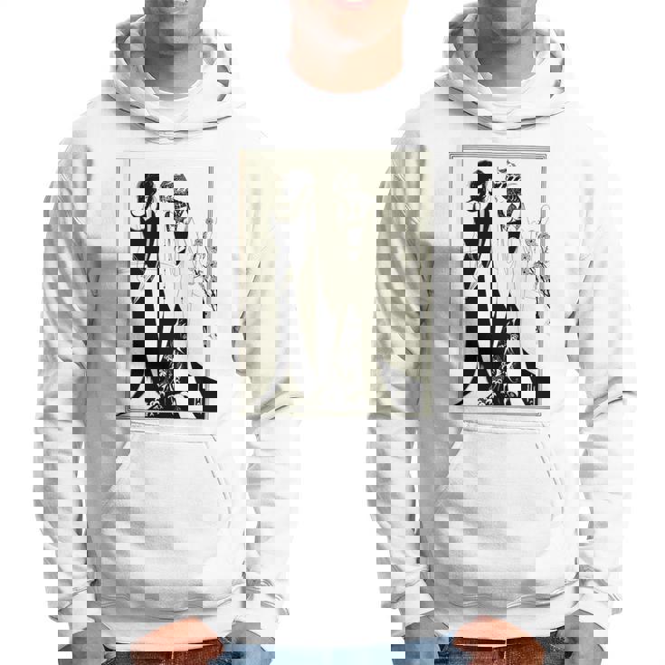 母とサロメ、オーブリー・ビアズリーによるヘロディアス1894 長袖tシャツ パーカー