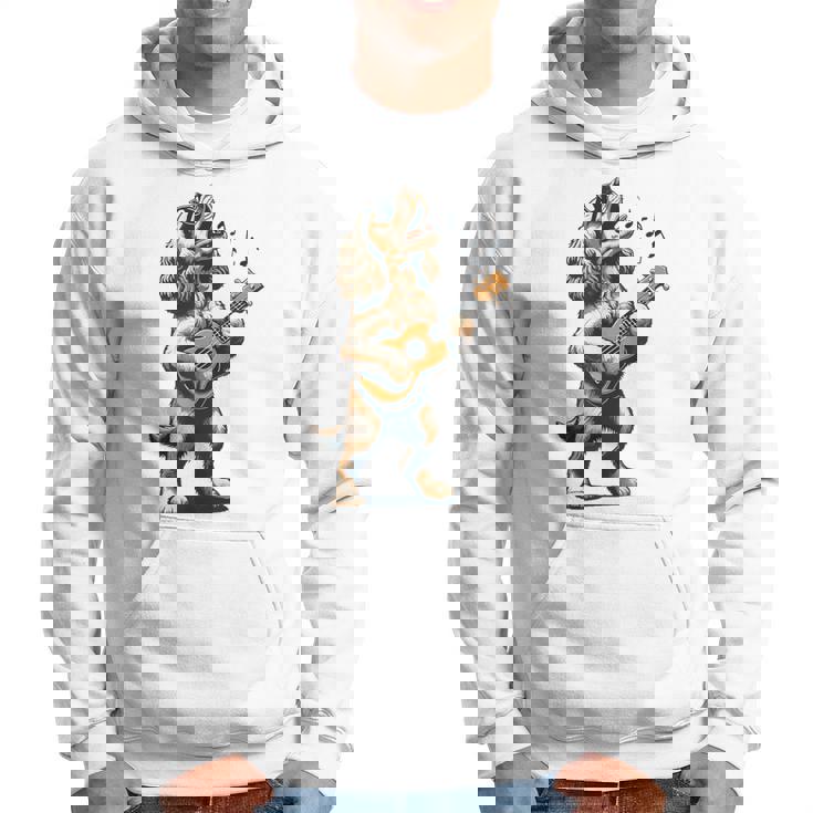 犬 演奏 ギター 歌う アメリカン コッカー スパニエル 面白い パーカー