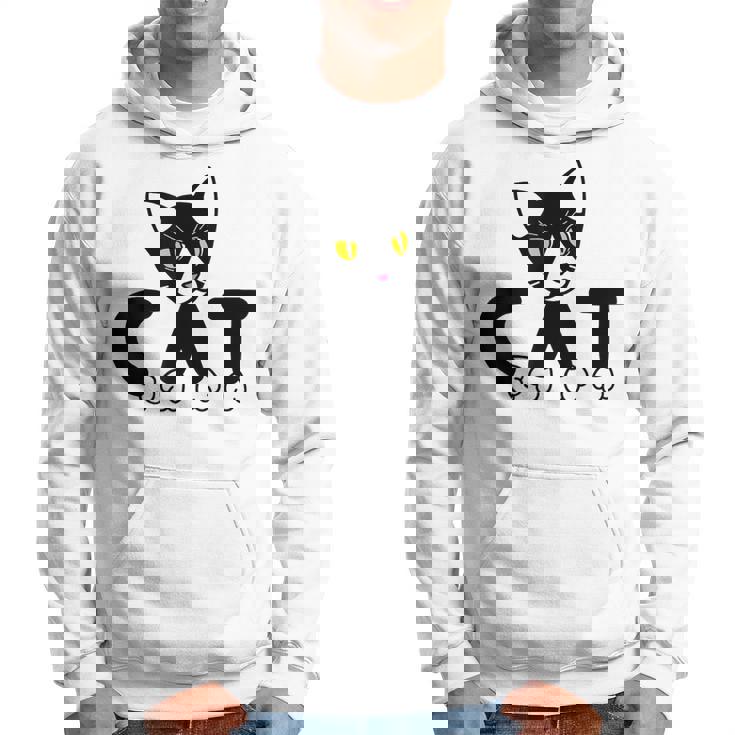 猫 子猫 ハチワレ モノトーン 白 黒 かわいい ユニーク パーカー