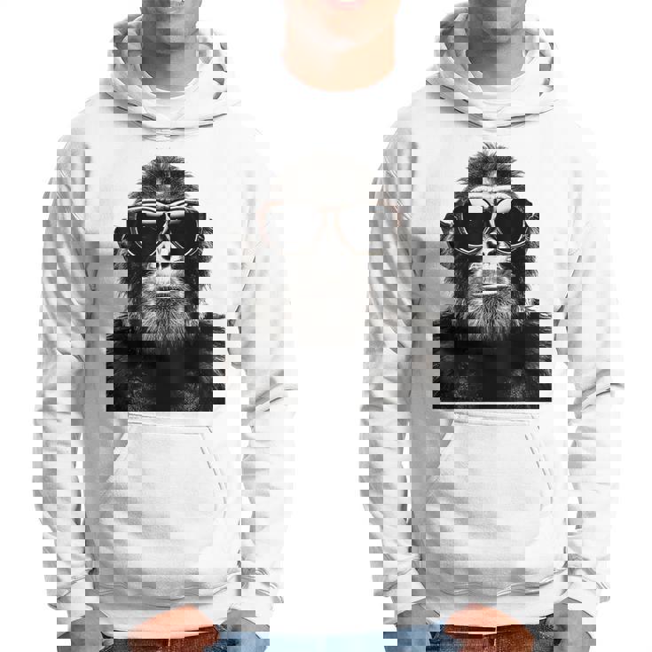 猿の恋人 アート 図面 動物 抽象 グラフィック 猿 パーカー