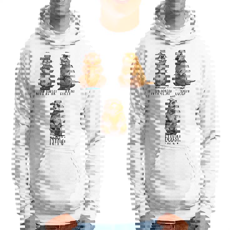 異なるタイプのビーバーズ品種コレクション、かわいいビーバーが大好き。 長袖tシャツ パーカー