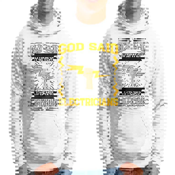 神は「光あれ」と言われてから、電気技師を創られた パーカー