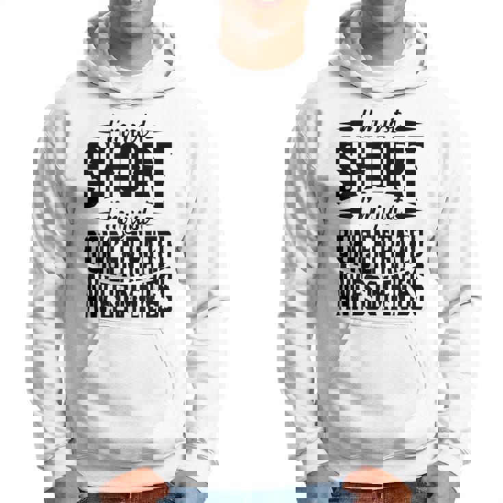 私は背が低いのではなくただ凝縮しているだけです素晴らしさ パーカー