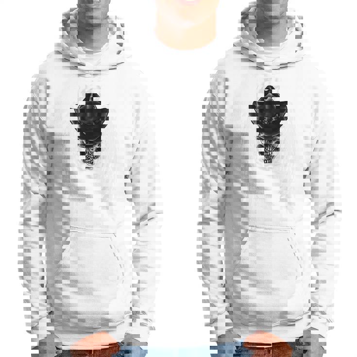 羽の天使の翼 カウボーイスカル 背中 パーカー