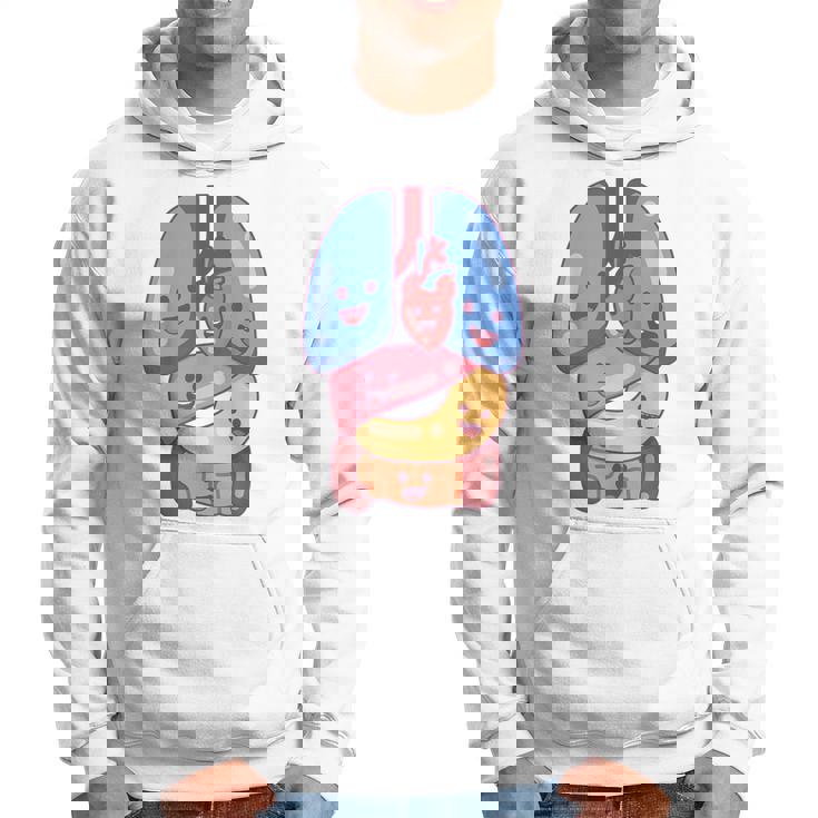 解剖学 生理学 心臓 肺 生命 器官 イラスト パーカー