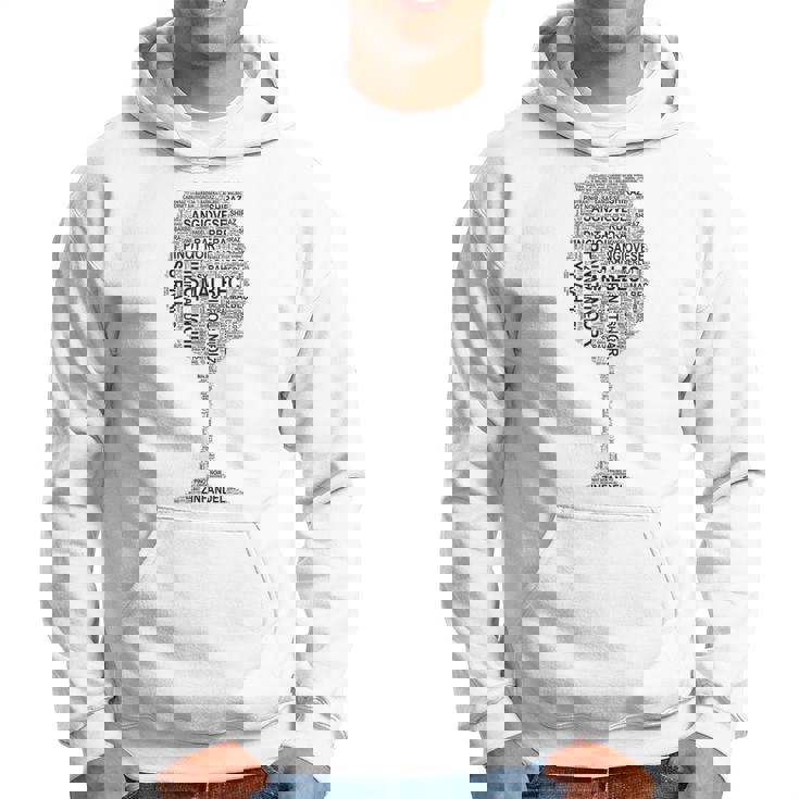 赤ワイングラス ワード アート オブ ワイン タイプ ブラック テキスト パーカー