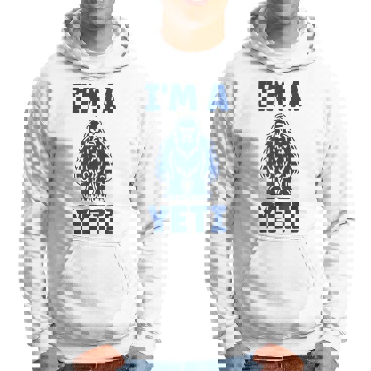 野獣のイエティ 忌まわしい雪だるまのユーモア 私はイエティが大好き I'm A Yeti パーカー