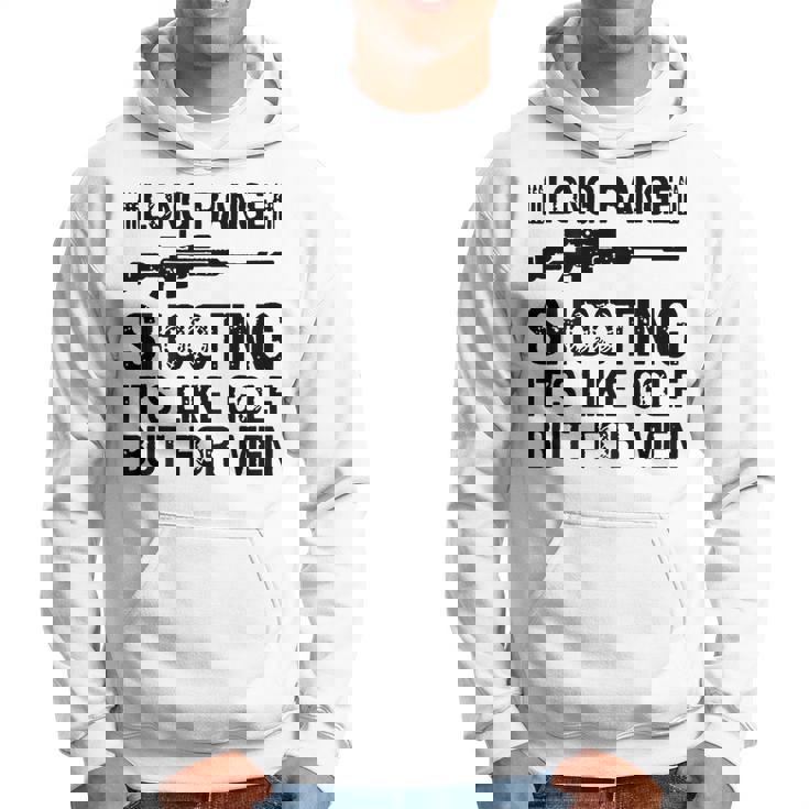 長距離射撃 It's Like Golf But For 背面 パーカー