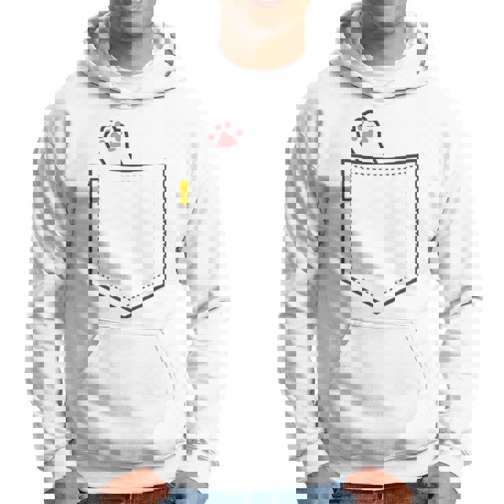 隠れネコ ねこ 猫 隠す 猫好き 猫の足 猫足 肉球 白猫 ワンポイント ポケット デザイン かわいい おもしろ パーカー