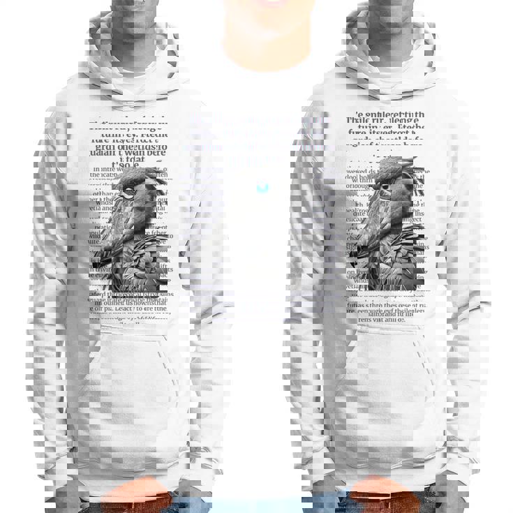 静かなる統治者 – ハシビロコウと湿地の守護 長袖tシャツ パーカー