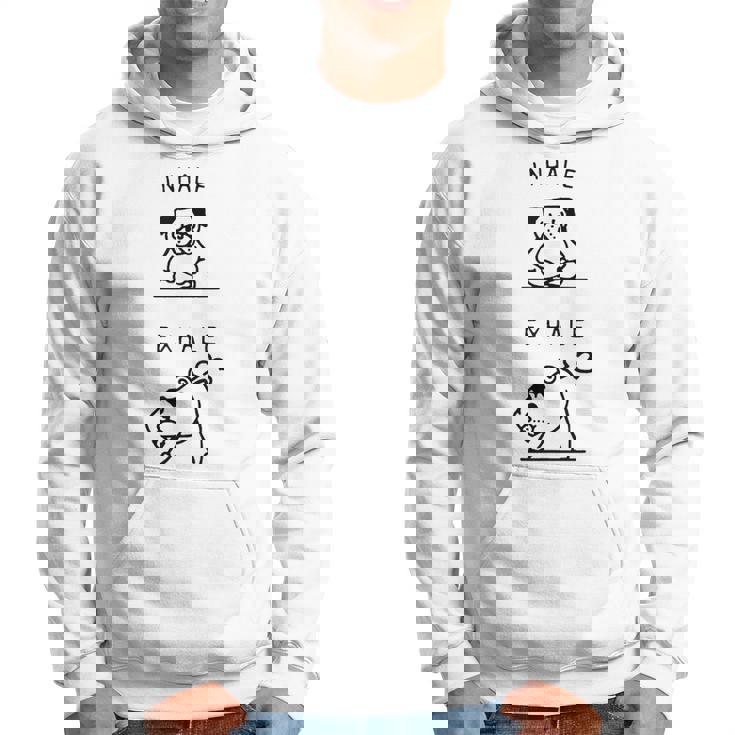 面白いtシャツ 面白いパグヨガのポーズ パグ好きなパグの飼い主さん パーカー