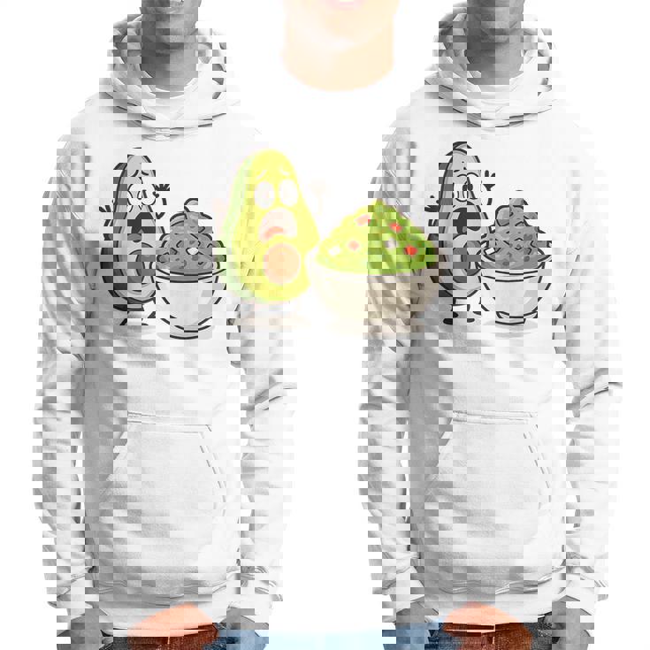 面白いアボカドワカモレ漫画パニック パーカー