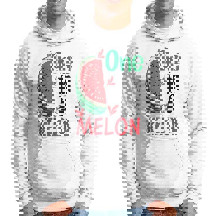 面白いスイカ ハワイのビーチでの休暇 メロンの中のかわいいもの パーカー