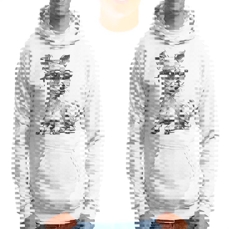 面白いミニチュアピンシャードッグミニピンサングラスデザイン。 パーカー