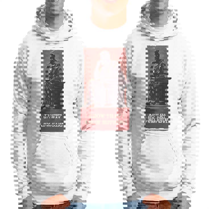 面白い哲学ギフト 哲学者のためのギリシャ語の引用 長袖tシャツ パーカー