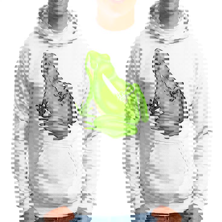 面白い邪悪なカエル サカラスティック 怒っているカエル かわいい 不機嫌な狂気 パーカー