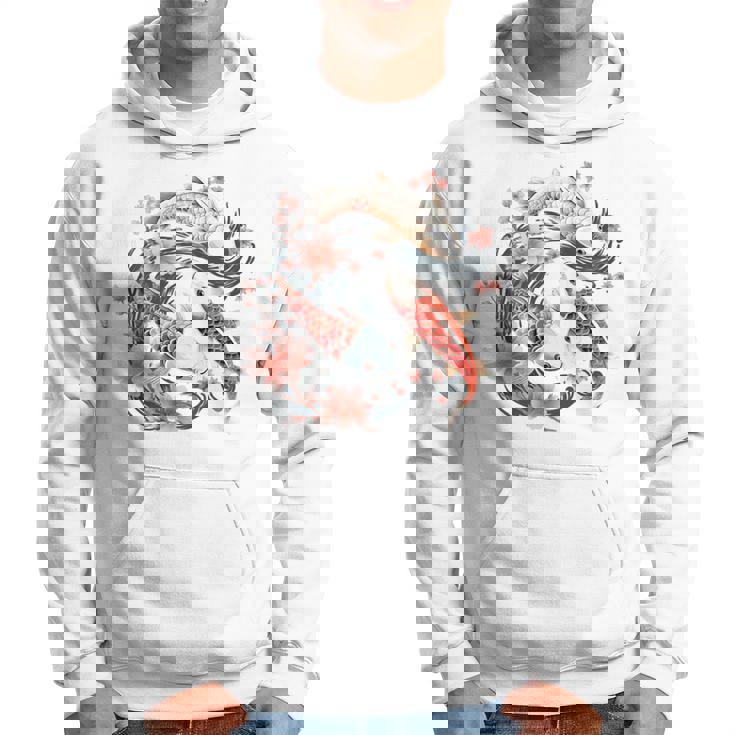 鯉 桜 長袖tシャツ パーカー