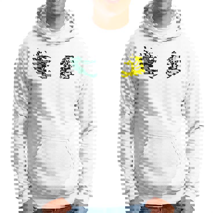 龍 虎 対決 和風キャラクターアート デフォルメポップデザイン パーカー