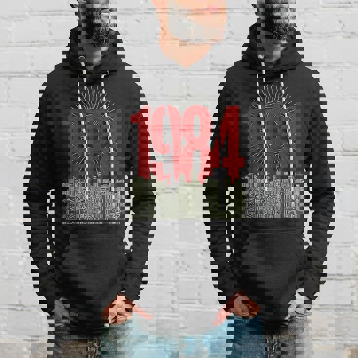 1984 文学 クラシック ブックテーマ ヴィンテージ パーカー 彼への贈り物