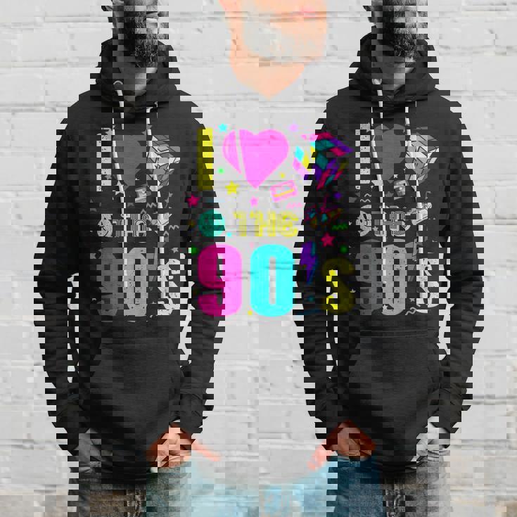 1990'S 90S Retro I Heart The Nineties Costume Party パーカー 彼への贈り物