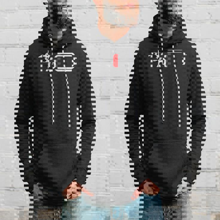 1バッテリー – 1バッテリー I 面白い 低エネルギーパーセント パーカー 彼への贈り物