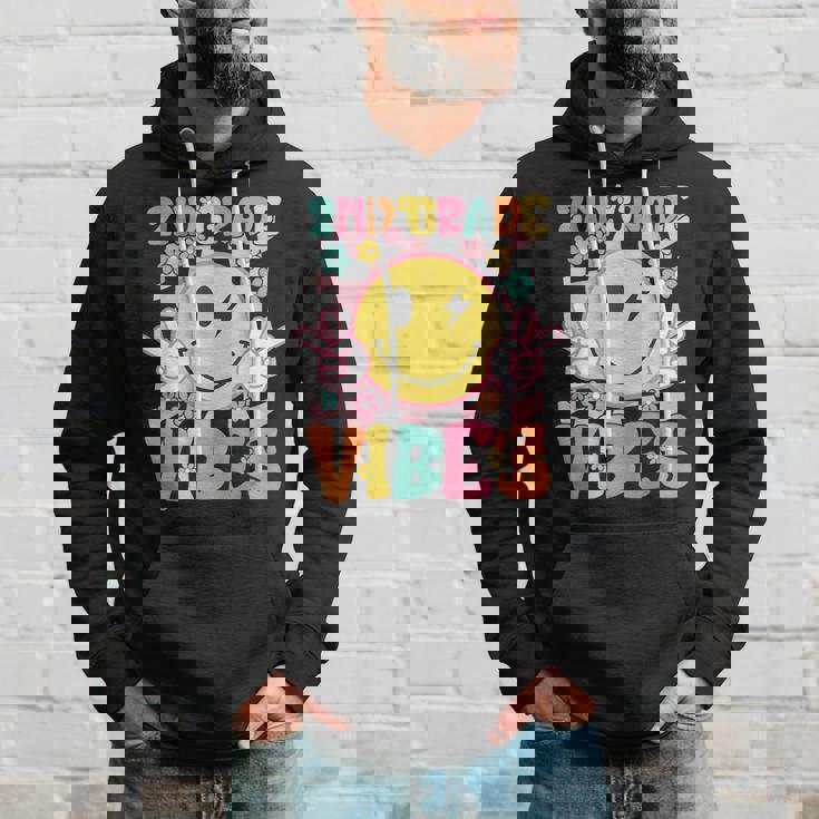 2年生 バイブス スマイルフェイス 新学期 2年生 パーカー 彼への贈り物