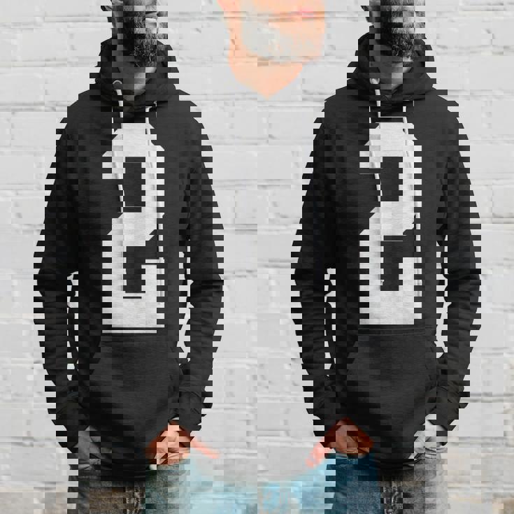 2番の大学スポーツスタイル。ホワイト。 パーカー 彼への贈り物