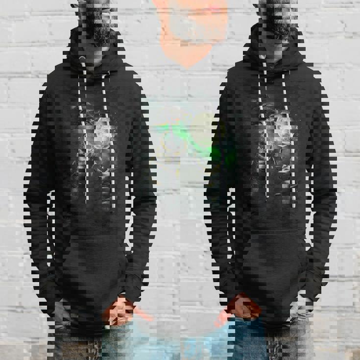 3 サイ クワガタ カブトムシ 月 三匹狼 ハウリング パーカー 彼への贈り物