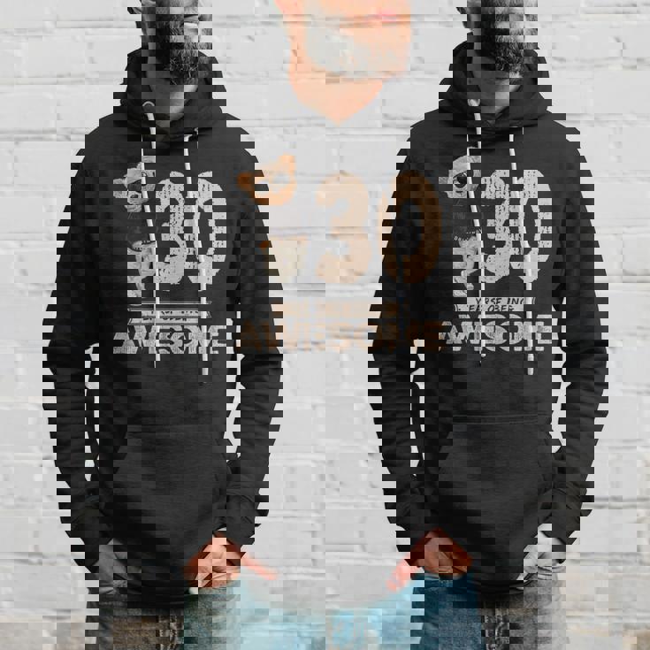 30歳の誕生日 メンズ レディース オリジナル 素晴らしいテディベア パーカー 彼への贈り物