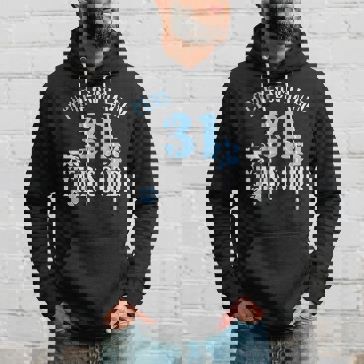 31歳の誕生日 31歳 猫 ママ 猫好き 誕生日 パーカー 彼への贈り物