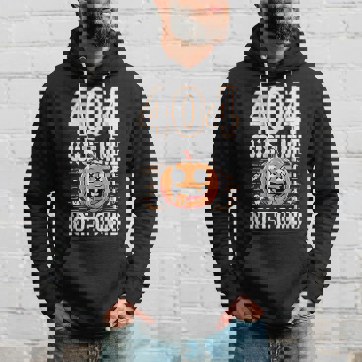 404 コスチューム未発見 ピクセルアート ハロウィンデザイン パーカー 彼への贈り物