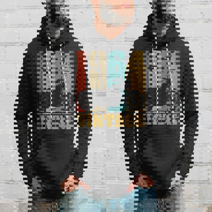 61 歳の誕生日バイカーギフトtシャツ-ヴィンテージ1964バイク パーカー 彼への贈り物