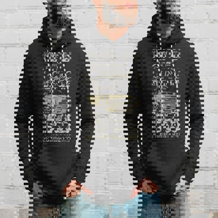 70 歳の誕生日、1955 年以来、クラシックカー、70 歳 パーカー 彼への贈り物