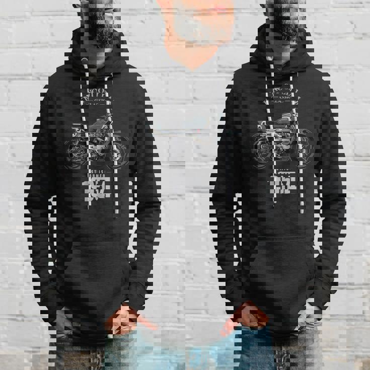 70 歳の誕生日男性オートバイ バイクに乗る人 1954 パーカー 彼への贈り物