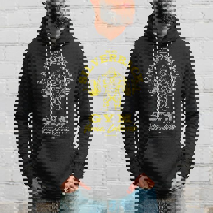 964シルバーバックゴリラ、ジムアパレル、ボディビルディング、ジム。 パーカー 彼への贈り物