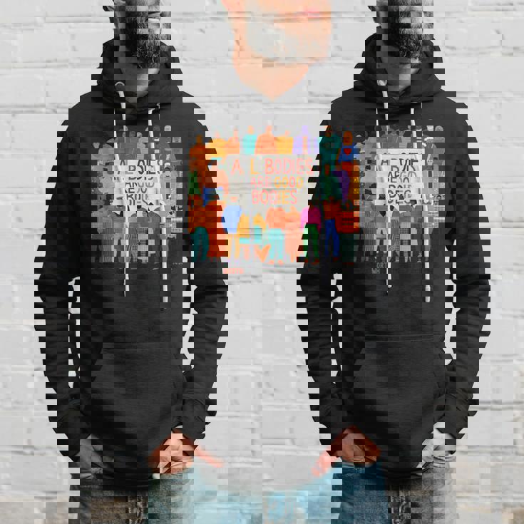 All Bodies Are Good Bodies – Body Positive – Italyデザイン パーカー 彼への贈り物