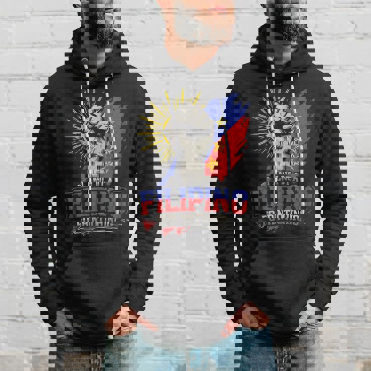 I Am Not A Filipino For Nothing ファイトサポーター サラ・ドゥテルテ パーカー 彼への贈り物